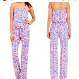 Lilly Pulitzer Strapless Jumpsuit